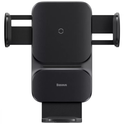 Автотримач з БЗП Baseus Wisdom Auto Alignment (QI 15W) (Air Outlet base) (CGZX000001) Black Автотримач з БЗП Baseus Wisdom Auto Alignment (QI 15W) (Air Outlet base) (CGZX000001) Black