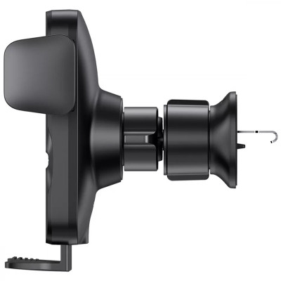 Автотримач з БЗП Baseus Wisdom Auto Alignment (QI 15W) (Air Outlet base) (CGZX000001) Black Автотримач з БЗП Baseus Wisdom Auto Alignment (QI 15W) (Air Outlet base) (CGZX000001) Black