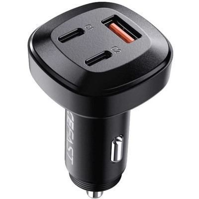 АЗП Acefast B3 PD66W+QC4.0 (1USB-A/2C) Black АЗП Acefast B3 PD66W+QC4.0 (1USB-A/2C) Black