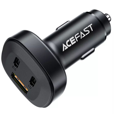 АЗП Acefast B3 PD66W+QC4.0 (1USB-A/2C) Black АЗП Acefast B3 PD66W+QC4.0 (1USB-A/2C) Black