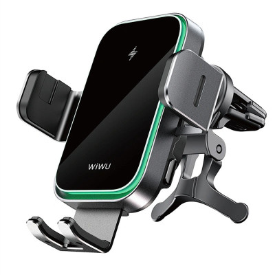 Автотримач з БЗП WIWU CH-313 15W (center console) Black Автотримач з БЗП WIWU CH-313 15W (center console) Black