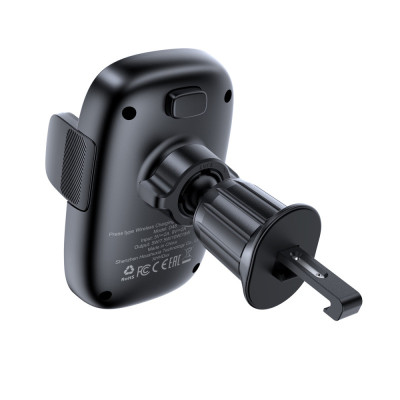 Автотримач з БЗП Acefast D48 Air Vent 15W Black
