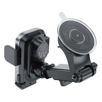 Автотримач з БЗП Acefast D53 with Electric Clamp for Dashboard Black