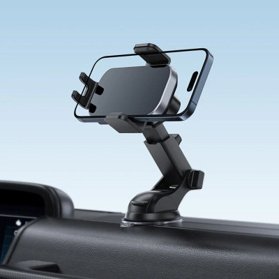 Автотримач з БЗП Acefast D53 with Electric Clamp for Dashboard Black