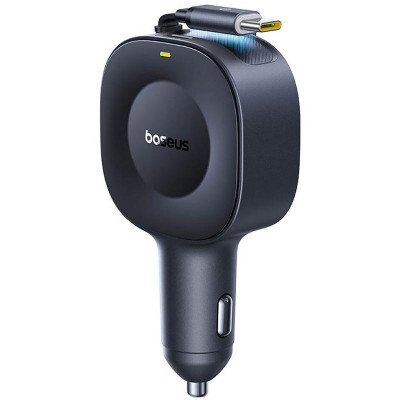 АЗП Baseus PrimeTrip VR2 45W with retractable cable (2USB-C) (C02069) Cosmic Black АЗП Baseus PrimeTrip VR2 45W with retractable cable (2USB-C) (C02069) Cosmic Black