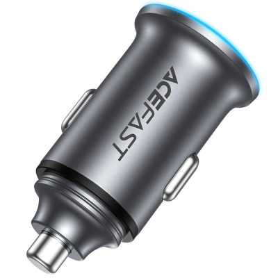 АЗП Acefast B15 PD20W+QC3.0 total 65W (1USB-A/1C) Gray АЗП Acefast B15 PD20W+QC3.0 total 65W (1USB-A/1C) Gray