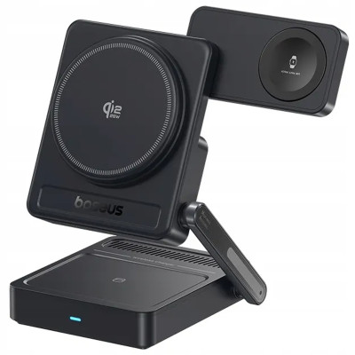 БЗП Baseus PicoGo AF21 Portable 3in1 35W Qi2.2 (E02054) Cosmic Black