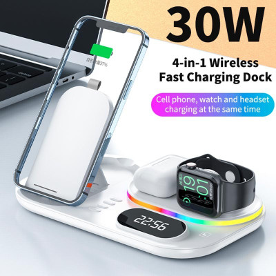 БЗП + годинник A06 4in1 White