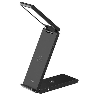 БЗП Usams US-CD181 15W 3in1 with Table Lamp Black БЗП Usams US-CD181 15W 3in1 with Table Lamp Black
