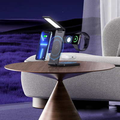БЗП Usams US-CD181 15W 3in1 with Table Lamp Black БЗП Usams US-CD181 15W 3in1 with Table Lamp Black
