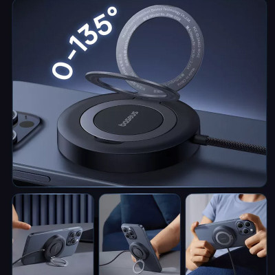 БЗП Baseus Simple Mini4 Qi2 15W (P10273300121-0) Cosmic Black