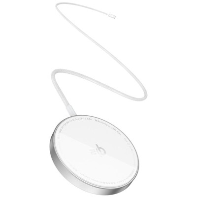 БЗП Baseus Simple Mini4 Air Magnetic Qi2 15W (P102782) Frost Silver БЗП Baseus Simple Mini4 Air Magnetic Qi2 15W (P102782) Frost Silver