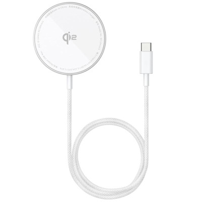 БЗП Baseus Simple Mini4 Air Magnetic Qi2 15W (P102782) Frost Silver