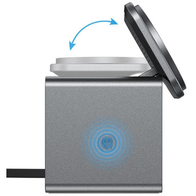БЗП Acefast E34 desktop 3in1 15W Gray БЗП Acefast E34 desktop 3in1 15W Gray