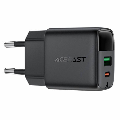 МЗП Acefast A114 PD25W GaN (1USB-A/1C) Black