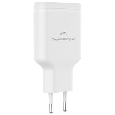 МЗП WIWU G034 Essen PD45W GaN (2USB-C) White МЗП WIWU G034 Essen PD45W GaN (2USB-C) White