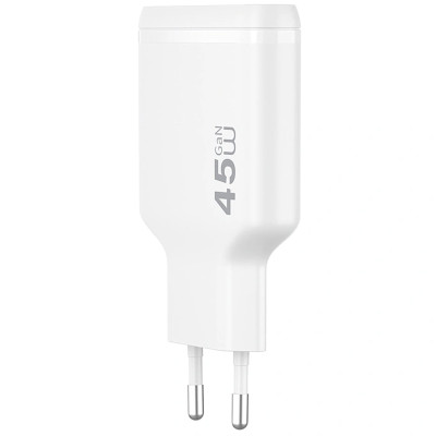 МЗП WIWU G034 Essen PD45W GaN (2USB-C) White