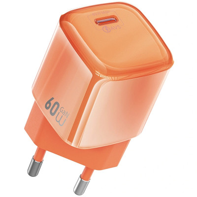 МЗП WIWU G037 Jelly PD60W GaN (1USB-C) Orange