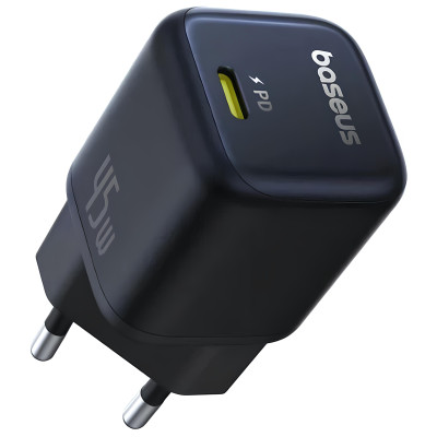 МЗП Baseus EnerFill FN22 Fast Charger PD45W (1USB-C) (E01233) Cosmic Black МЗП Baseus EnerFill FN22 Fast Charger PD45W (1USB-C) (E01233) Cosmic Black