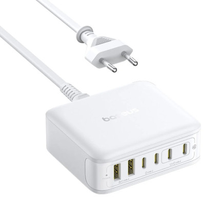 МЗП Baseus EnerFill FH21 PD120W+QC3.0 6in1 (2USB-A/4C) (E0120T) Moon White МЗП Baseus EnerFill FH21 PD120W+QC3.0 6in1 (2USB-A/4C) (E0120T) Moon White