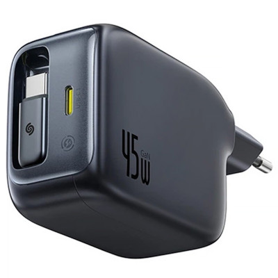 МЗП Baseus EnerCore CJ11 PD45W with retractable cable (2USB-C) (E0120G) Cosmic Black