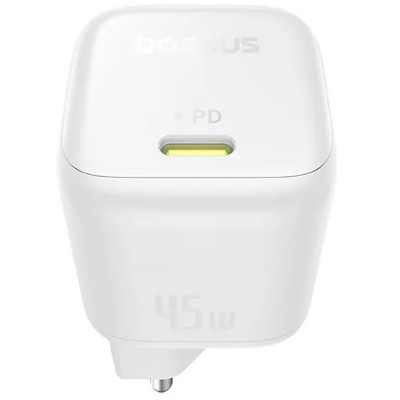 МЗП Baseus PicoGo GaN Fast Charger 45W (1USB-C) (P10176800) Moon White МЗП Baseus PicoGo GaN Fast Charger 45W (1USB-C) (P10176800) Moon White