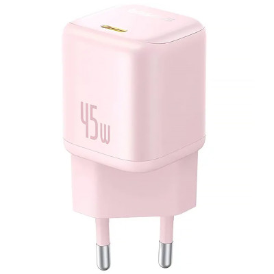 МЗП Baseus PicoGo GaN Fast Charger 45W (1USB-C) (P10176800) Baby Pink