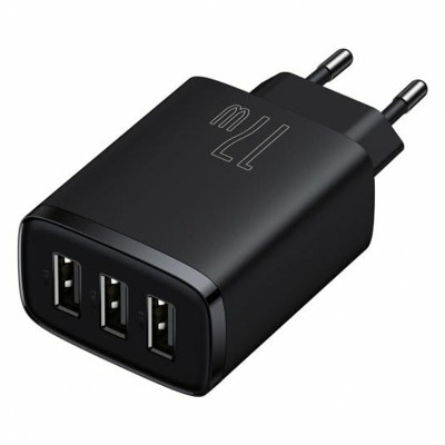 МЗП Baseus Compact 17W (3USB-A) (CCXJ02) Чорний МЗП Baseus Compact 17W (3USB-A) (CCXJ02) Чорний