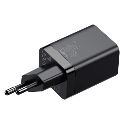 МЗП Baseus Super Si Pro Quick Charger 30W (1USB-A/1C) (CCSUPP-E) Black МЗП Baseus Super Si Pro Quick Charger 30W (1USB-A/1C) (CCSUPP-E) Black
