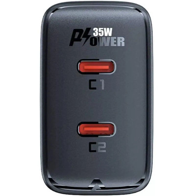 МЗП Acefast A49 PD35W GaN (2USB-C) Black