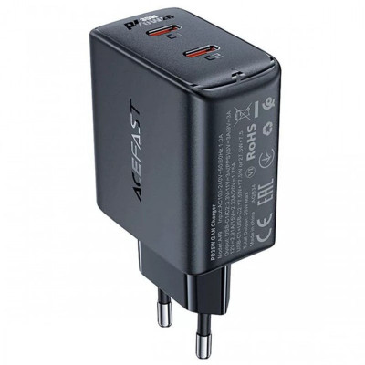 МЗП Acefast A49 PD35W GaN (2USB-C) Black