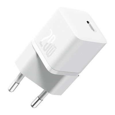 МЗП Baseus GaN5 Fast Charger (mini) PD20W (1USB-C) (CCGN05010) White МЗП Baseus GaN5 Fast Charger (mini) PD20W (1USB-C) (CCGN05010) White