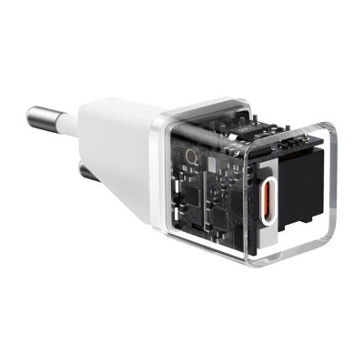 МЗП Baseus GaN5 Fast Charger (mini) PD20W (1USB-C) (CCGN05010) White МЗП Baseus GaN5 Fast Charger (mini) PD20W (1USB-C) (CCGN05010) White