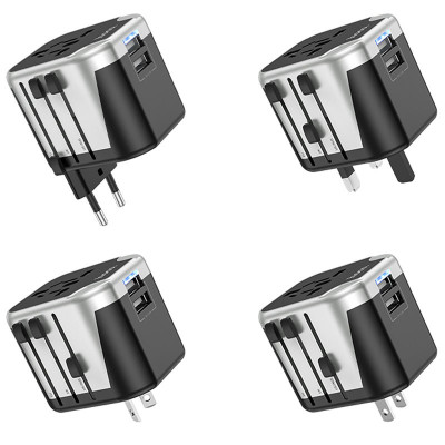 МЗП Hoco AC5 Level 2USB+Socket Black