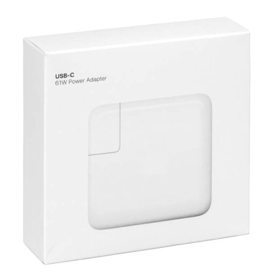 МЗП 61W Power Adapter for Apple (1USB-C) (AAA) (box) White МЗП 61W Power Adapter for Apple (1USB-C) (AAA) (box) White