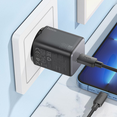 МЗП Hoco N40 Mighty PD20W (1USB-C) Black