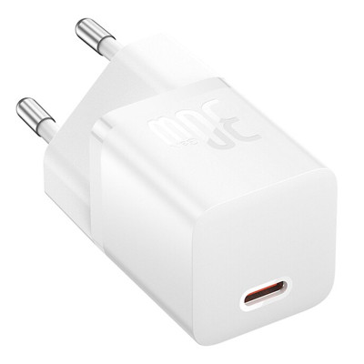 МЗП Baseus GaN5 Fast Charger (mini) PD30W (1USB-C) (CCGN070) White