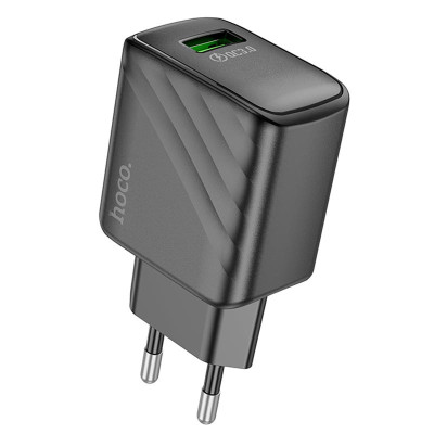 МЗП Hoco CS21A Rich QC3.0 18W (1USB-A) Black