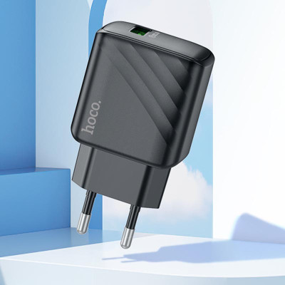 МЗП Hoco CS21A Rich QC3.0 18W (1USB-A) Black