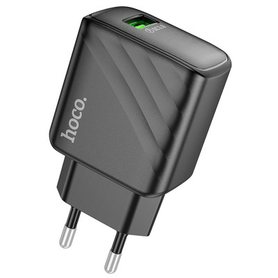МЗП Hoco CS21A Rich QC3.0 18W (1USB-A) Black