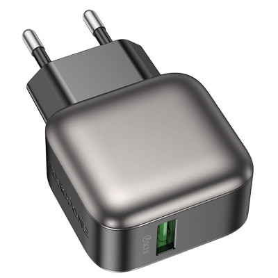 МЗП Borofone BAS52A Absolute QC3.0 18W (1USB-A) Black