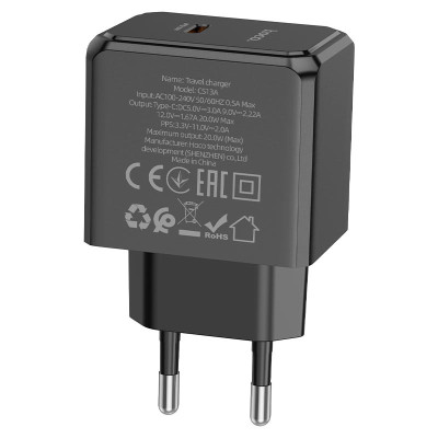 МЗП Hoco CS13A Ocean PD20W (1USB-C) Black