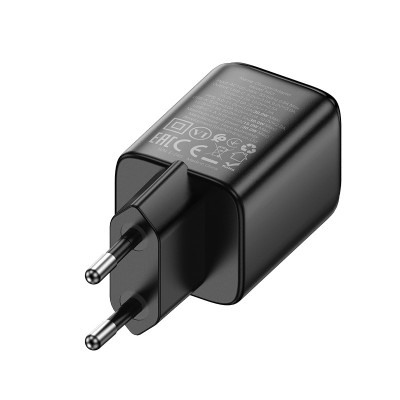 МЗП Hoco N53 Monsoon PD30W+QC3.0 (1USB-A/1C) Black МЗП Hoco N53 Monsoon PD30W+QC3.0 (1USB-A/1C) Black