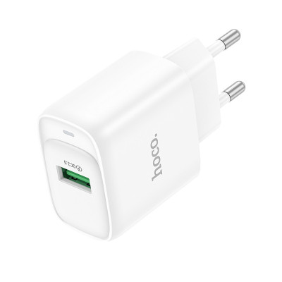 МЗП Hoco C140A Smart QC3.0 18W (1USB-A) White