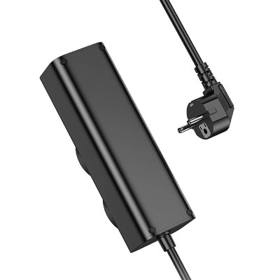 Подовжувач Hoco NS10 Wisdom 2-position PD67W (1USB-A/3C/2Socket) (2m) Black