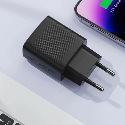 МЗП Acefast A104 GaN PD25W (1USB-C) Black