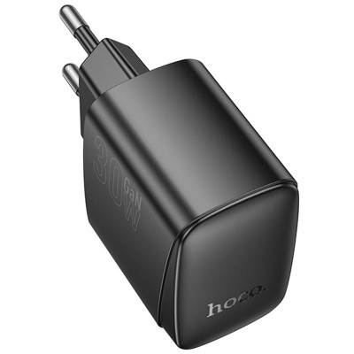 МЗП Hoco CS61A Bright PD30W+QC3.0 (1USB-A/1C) Black