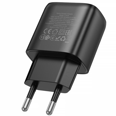 МЗП Hoco C141A Smart 2.1A (2USB-A) Black