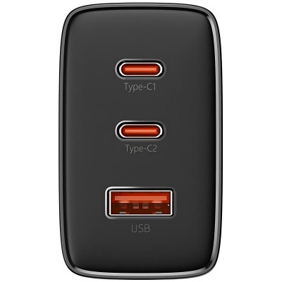 МЗП Baseus Cube Pro Fast Charger PD65W (1USB-A/2C) (P10111404) Cluster Black МЗП Baseus Cube Pro Fast Charger PD65W (1USB-A/2C) (P10111404) Cluster Black