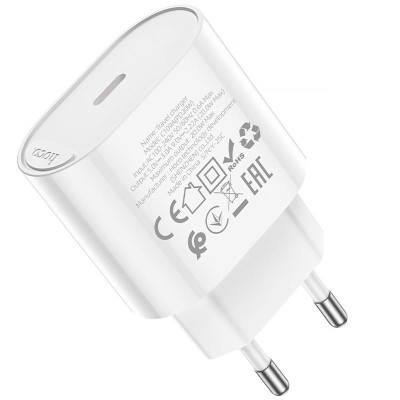 МЗП Hoco C109A Fighter PD20W (1USB-C) White МЗП Hoco C109A Fighter PD20W (1USB-C) White